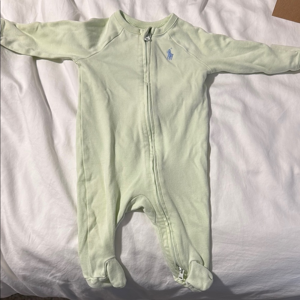 Ralph Lauren Light Green Kids One Piece